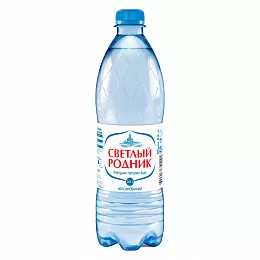 Вода питьевая Светлый родник , газ, 0,5 л ПЭТ